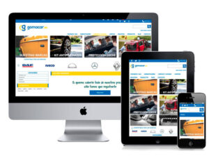 Diseño web tienda Gomacar. digitalDot