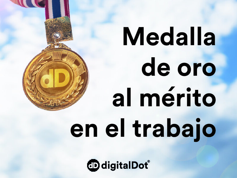 digitalDot medalla al mérito trabajo