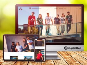 Diseño web tienda online moda. digitalDot