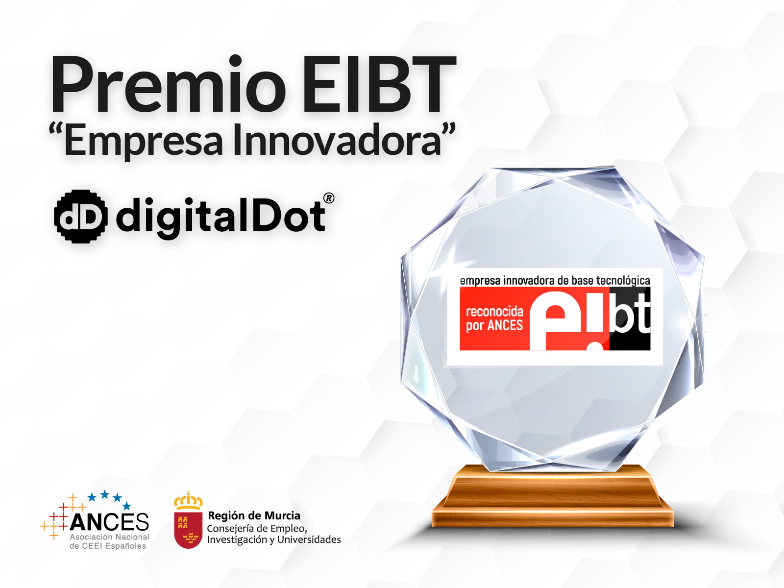 digitalDot recibe el sello EIBT como empresa innovadora