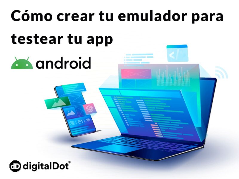 Emulador para app Android. digitalDot