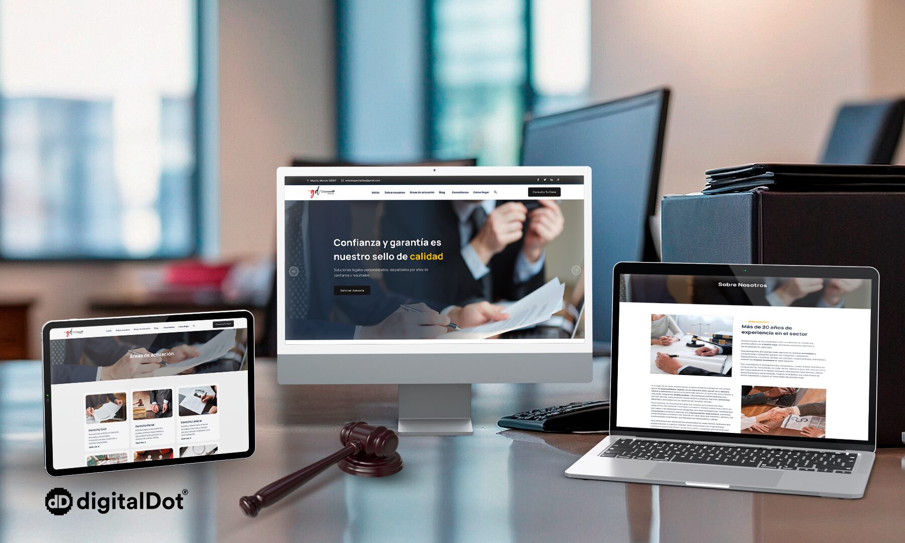 Diseño web para abogados por digitalDot Diseño web para abogados por digitalDot