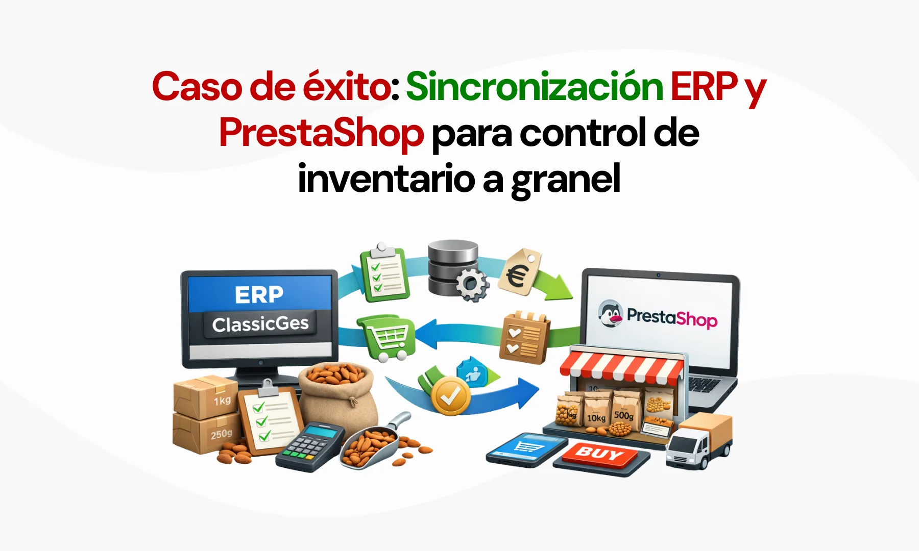 Caso de éxito de integración ClassicGes con PrestaShop para venta a granel